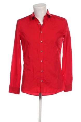 Ανδρικό πουκάμισο Olymp, Μέγεθος M, Χρώμα Κόκκινο, Τιμή 26,54 €