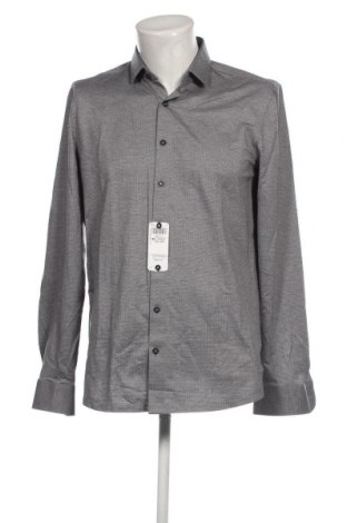 Ανδρικό πουκάμισο Olymp, Μέγεθος L, Χρώμα Γκρί, Τιμή 38,35 €