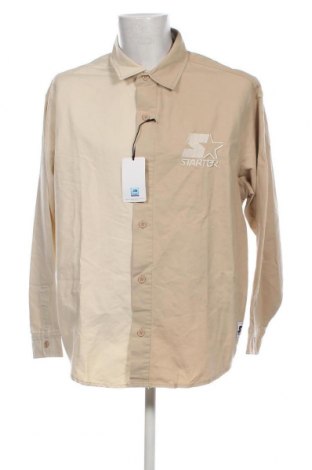 Мъжка риза Pull&Bear, Размер XL, Цвят Бежов, Цена 23,00 лв.
