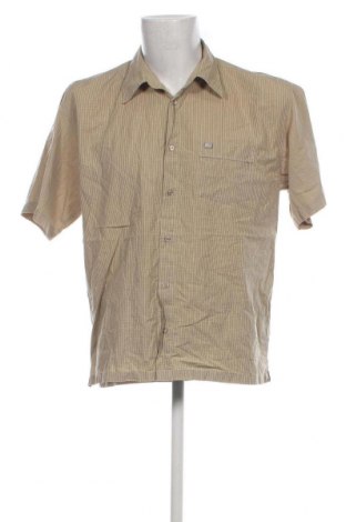 Ανδρικό πουκάμισο Quiksilver, Μέγεθος M, Χρώμα  Μπέζ, Τιμή 13,08 €