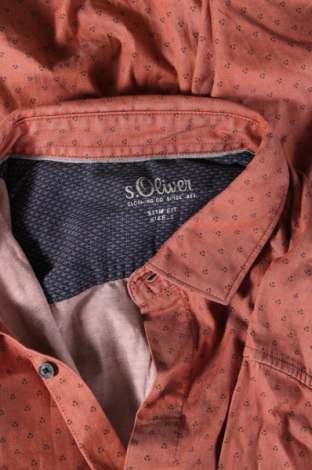 Ανδρικό πουκάμισο S.Oliver, Μέγεθος L, Χρώμα Καφέ, Τιμή 21,03 €