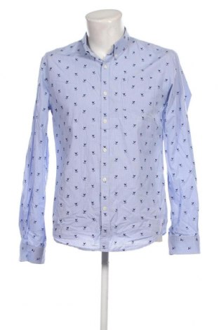 Ανδρικό πουκάμισο Scotch & Soda, Μέγεθος L, Χρώμα Μπλέ, Τιμή 92,51 €