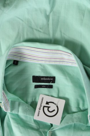 Ανδρικό πουκάμισο Seidensticker, Μέγεθος L, Χρώμα Πράσινο, Τιμή 17,00 €