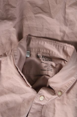 Herrenhemd Selected Homme, Größe M, Farbe Beige, Preis € 47,94