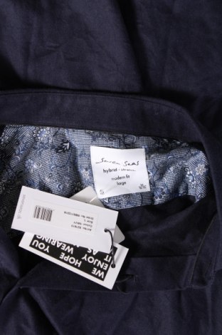 Herrenhemd Seven Seas, Größe L, Farbe Blau, Preis 13,01 €