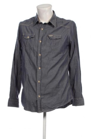 Ανδρικό πουκάμισο Southern, Μέγεθος L, Χρώμα Μπλέ, Τιμή 7,56 €