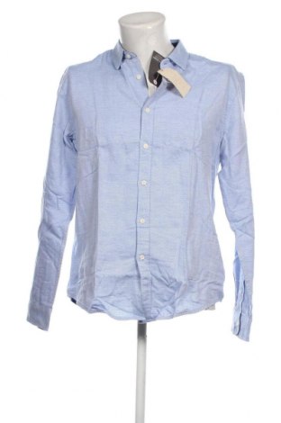 Ανδρικό πουκάμισο Springfield, Μέγεθος L, Χρώμα Μπλέ, Τιμή 19,85 €