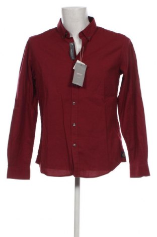 Herrenhemd Springfield, Größe L, Farbe Rot, Preis 19,85 €