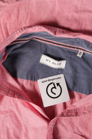 Мъжка риза Tchibo, Размер L, Цвят Розов, Цена 29,00 лв.