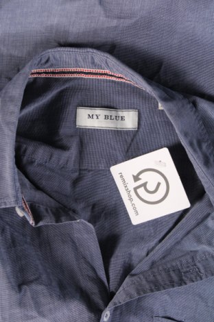 Ανδρικό πουκάμισο Tchibo, Μέγεθος L, Χρώμα Μπλέ, Τιμή 9,87 €