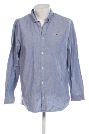 Мъжка риза Tommy Jeans, Размер XXL, Цвят Син, Цена 67,50 лв.