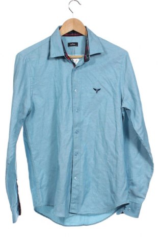 Ανδρικό πουκάμισο Tudors, Μέγεθος L, Χρώμα Μπλέ, Τιμή 7,12 €