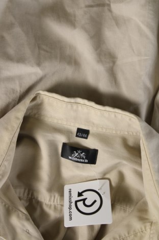 Herrenhemd Walbusch, Größe XL, Farbe Beige, Preis 18,20 €