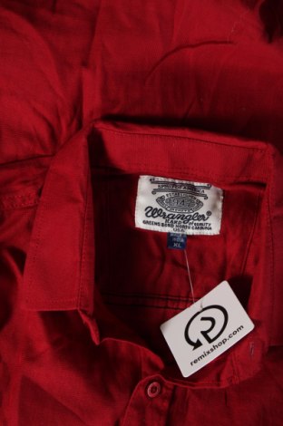 Herrenhemd Wrangler, Größe XL, Farbe Rot, Preis € 23,07