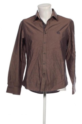 Ανδρικό πουκάμισο Yorn, Μέγεθος M, Χρώμα Καφέ, Τιμή 17,94 €