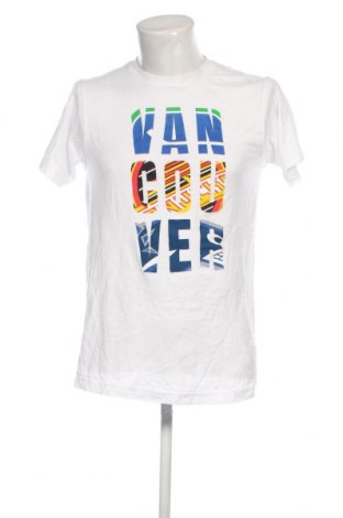 Herren T-Shirt, Größe M, Farbe Weiß, Preis 5,43 €