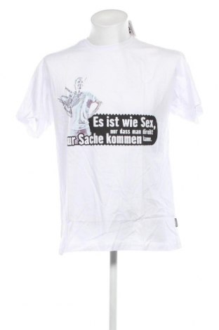 Herren T-Shirt, Größe L, Farbe Weiß, Preis € 5,43