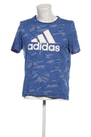 Herren T-Shirt Adidas, Größe M, Farbe Blau, Preis 18,79 €