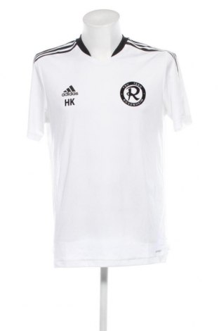 Herren T-Shirt Adidas, Größe L, Farbe Weiß, Preis € 18,79