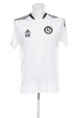 Herren T-Shirt Adidas, Größe L, Farbe Weiß, Preis € 18,79