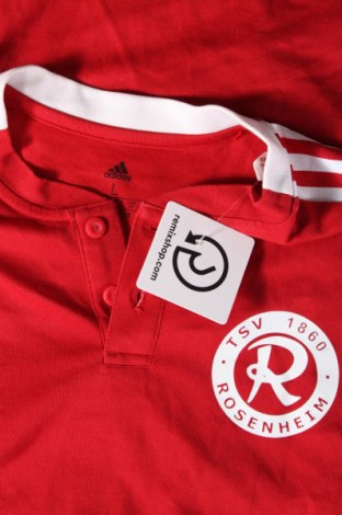 Herren T-Shirt Adidas, Größe L, Farbe Rot, Preis 18,79 €
