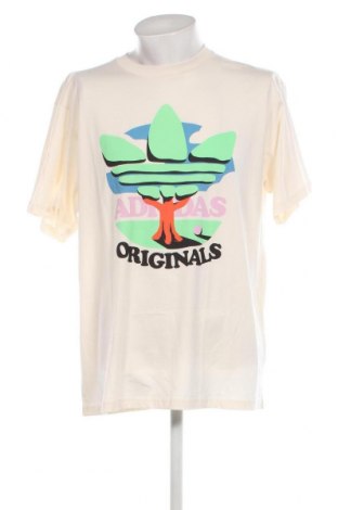 Ανδρικό t-shirt Adidas Originals, Μέγεθος XL, Χρώμα Εκρού, Τιμή 19,18 €