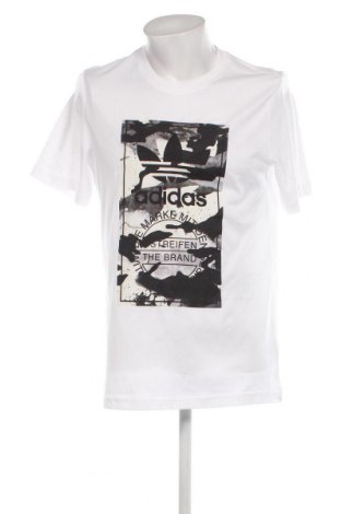 Męski T-shirt Adidas Originals, Rozmiar M, Kolor Biały, Cena 165,26 zł