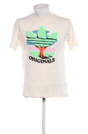Męski T-shirt Adidas Originals, Rozmiar S, Kolor ecru, Cena 165,26 zł