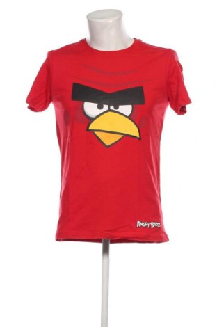 Мъжка тениска Angry Birds, Размер M, Цвят Червен, Цена 15,25 лв.