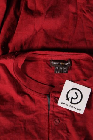 Ανδρικό t-shirt Atlas For Men, Μέγεθος L, Χρώμα Κόκκινο, Τιμή 8,04 €