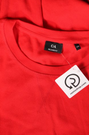 Ανδρικό t-shirt C&A, Μέγεθος XXL, Χρώμα Κόκκινο, Τιμή 8,04 €