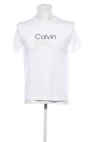 Herren T-Shirt Calvin Klein, Größe S, Farbe Weiß, Preis € 37,11