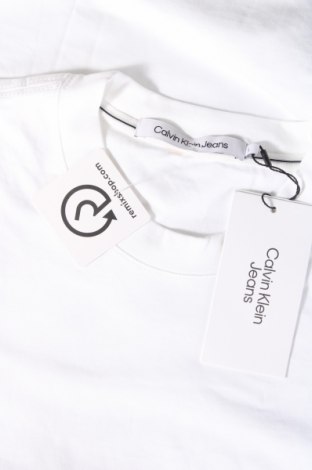Мъжка тениска Calvin Klein Jeans, Размер L, Цвят Бял, Цена 77,00 лв.