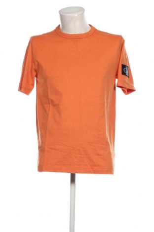 Męski T-shirt Calvin Klein Jeans, Rozmiar M, Kolor Pomarańczowy, Cena 205,24 zł