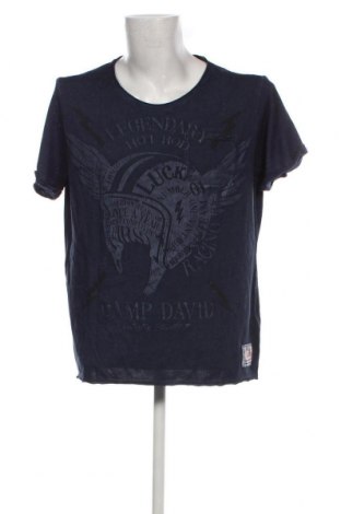 Męski T-shirt Camp David, Rozmiar XL, Kolor Niebieski, Cena 79,96 zł