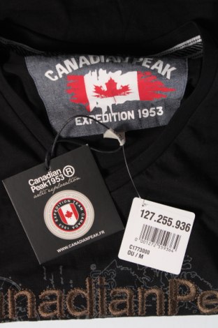 Ανδρικό t-shirt Canadian Peak, Μέγεθος XL, Χρώμα Μαύρο, Τιμή 28,87 €