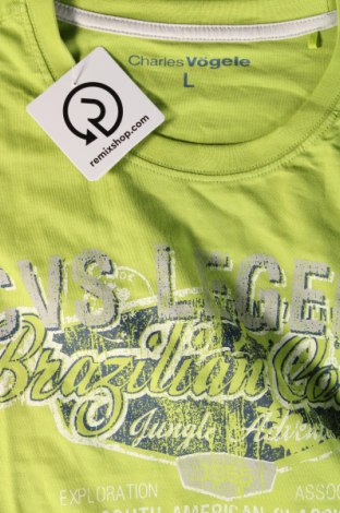 Pánské tričko  Charles Vogele, Velikost L, Barva Zelená, Cena  207,00 Kč
