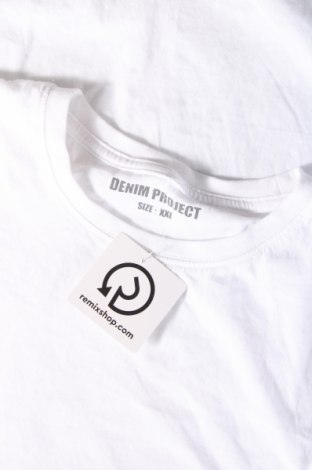 Ανδρικό t-shirt Denim Project, Μέγεθος XXL, Χρώμα Λευκό, Τιμή 12,46 €