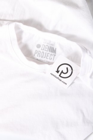Męski T-shirt Denim Project, Rozmiar XXL, Kolor Biały, Cena 47,93 zł