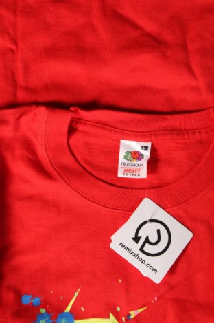 Tricou de bărbați Fruit Of The Loom, Mărime L, Culoare Roșu, Preț 42,76 Lei