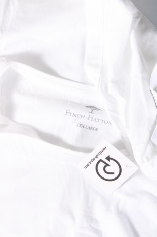 Ανδρικό t-shirt Fynch-Hatton, Μέγεθος 3XL, Χρώμα Λευκό, Τιμή 20,21 €