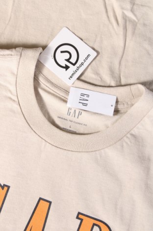 Tricou de bărbați Gap, Mărime L, Culoare Bej, Preț 131,58 Lei