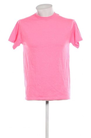 Мъжка тениска Gildan, Размер M, Цвят Розов, Цена 13,00 лв.