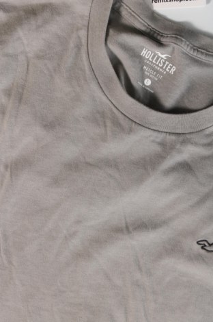Ανδρικό t-shirt Hollister, Μέγεθος L, Χρώμα Γκρί, Τιμή 15,98 €
