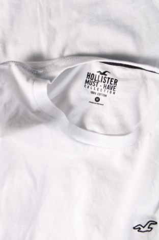 Męski T-shirt Hollister, Rozmiar M, Kolor Biały, Cena 82,63 zł