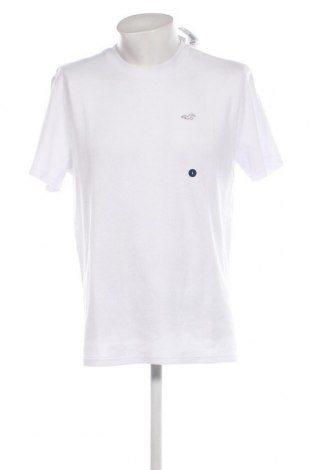Ανδρικό t-shirt Hollister, Μέγεθος L, Χρώμα Λευκό, Τιμή 9,59 €