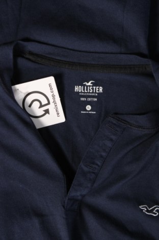 Мъжка тениска Hollister, Размер XL, Цвят Син, Цена 31,00 лв.