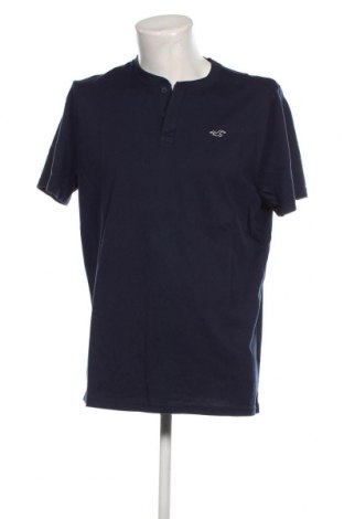 Мъжка тениска Hollister, Размер XL, Цвят Син, Цена 24,80 лв.