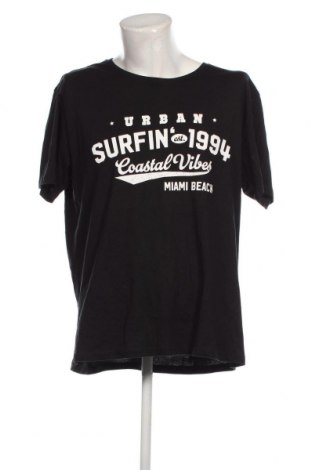 Ανδρικό t-shirt Identic, Μέγεθος XXL, Χρώμα Μαύρο, Τιμή 8,04 €