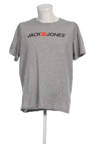 Ανδρικό t-shirt Jack & Jones, Μέγεθος XXL, Χρώμα Γκρί, Τιμή 8,66 €